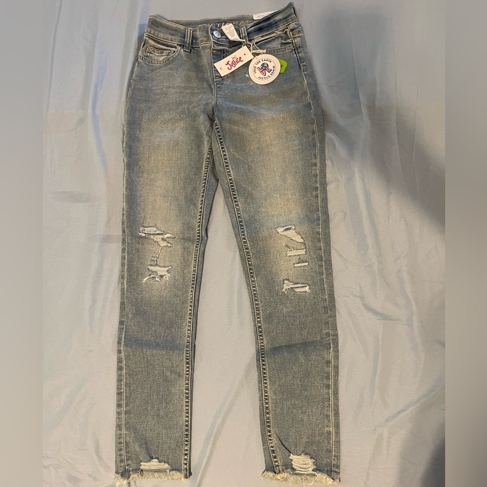 Justice denim / Repreve jeggings jeans NWT size 14 slim